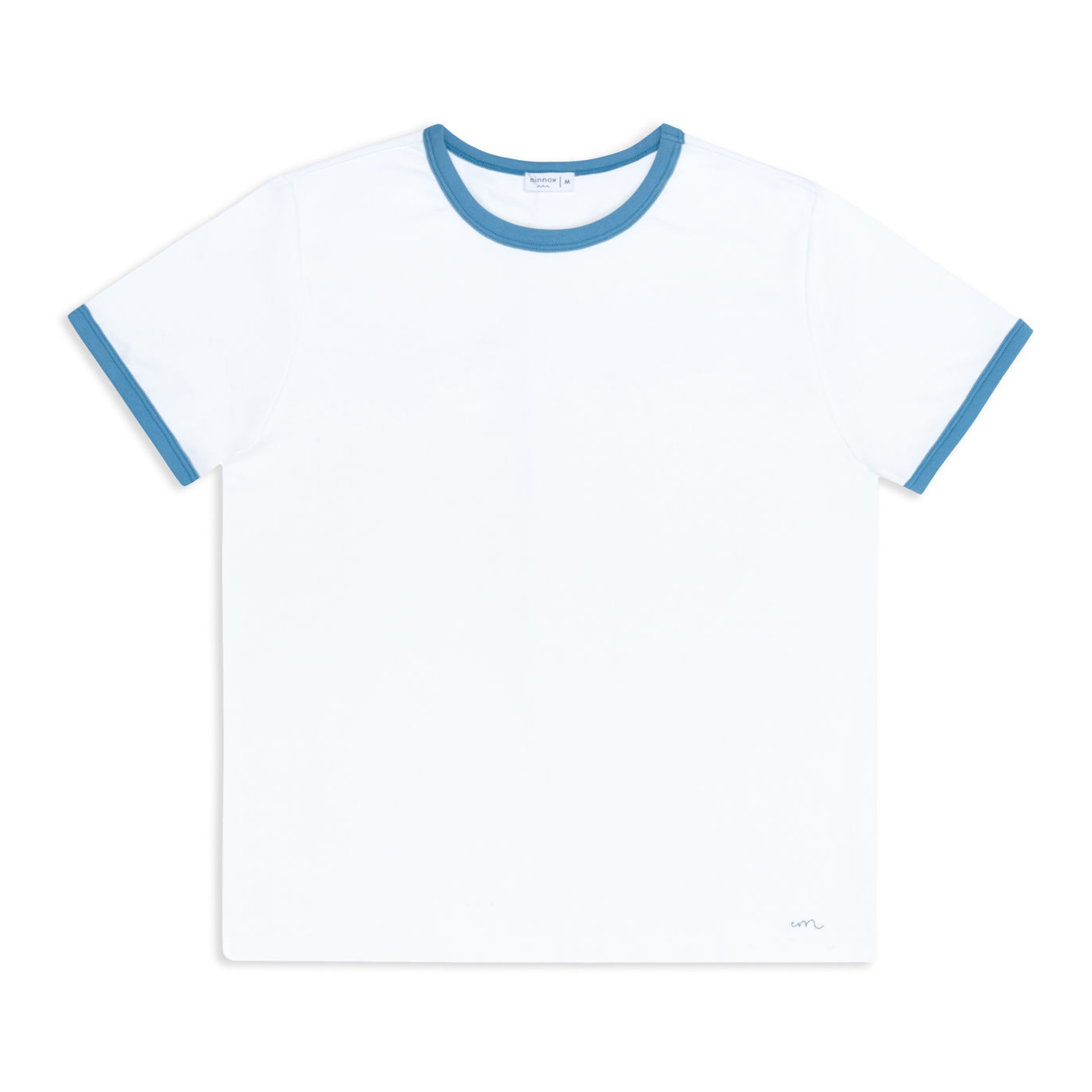 women's white ringer tee