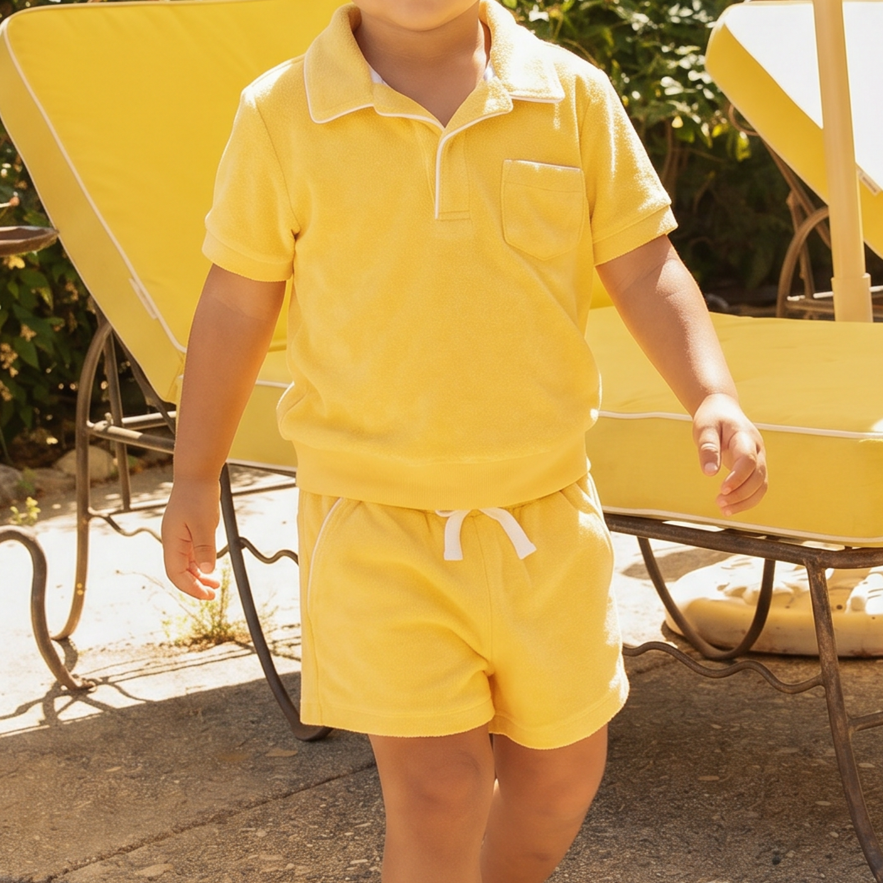 boys soleil french terry short